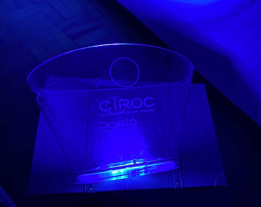 Balde de Gelo Cîroc Azul – Ice Bucket / Decoração Bar