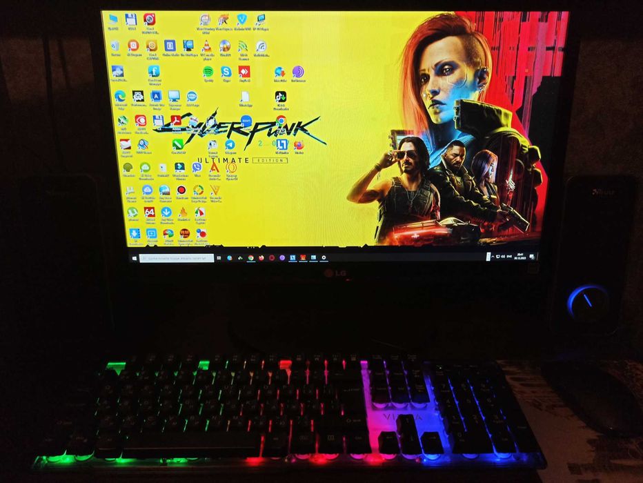 Ігровий комплект IPS 24" LG, RX470 8Gb, 16/500Gb, клавіатура, гарнітур
