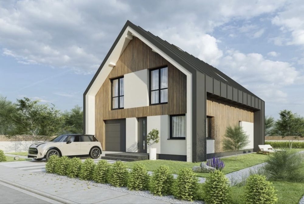 Działki Małęczyn, pozwolenie na budowę + gotowy projekt domu - Widok 6