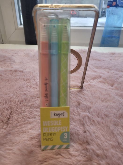 3szt długopisy żelowe