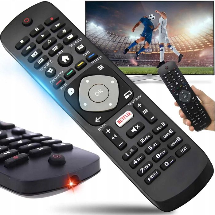 PILOT TV PHILIPS LED FULL HD 4K NETFLIX Zamiennik Uniwersalny Zapasowy