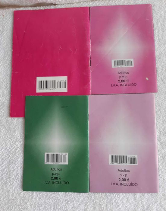 Lote de 4 Livros para adultos