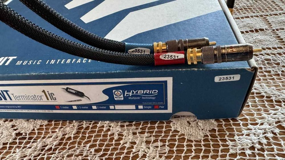 REZERWACJA - Interkonekt MIT CVT Terminator 1 ic RCA 1 m