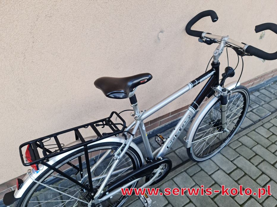 Rower męski trekkingowy EMS koła 28 SHIMANO DEORE aluminium rabat