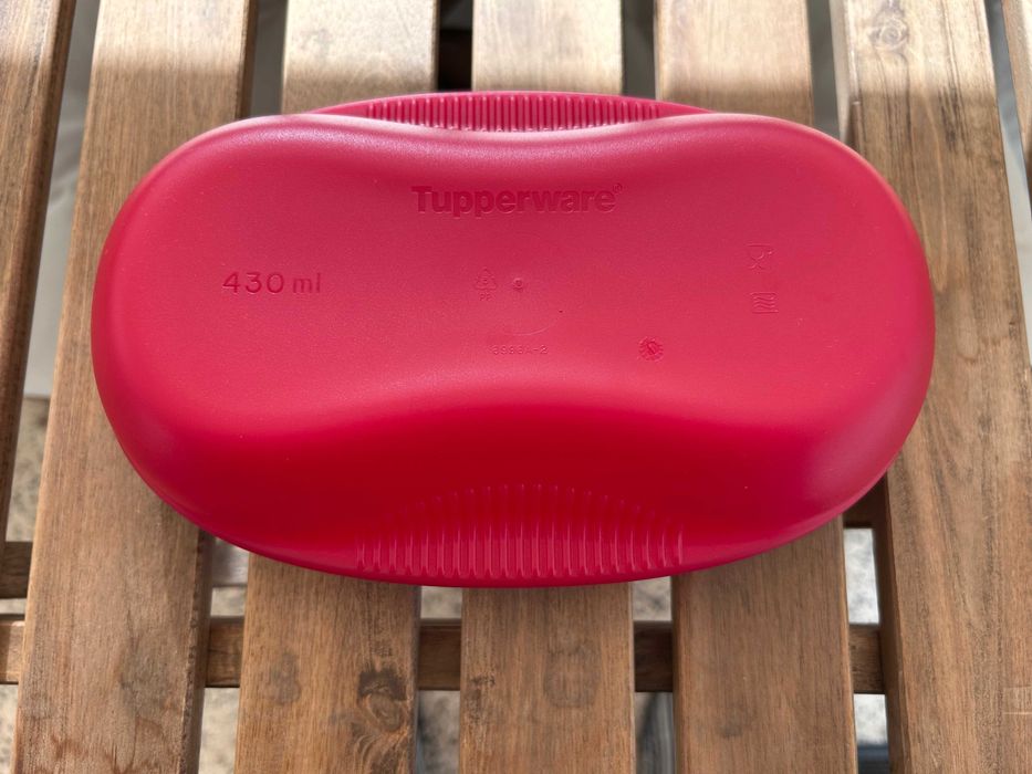 Conjunto Tupperware Micro-ondas – Omeleteira + Arroz (430 ml + 550 ml)