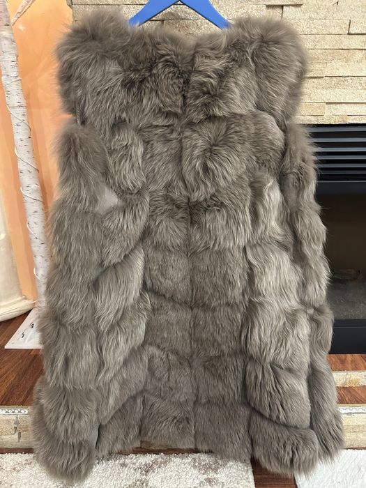 Жилетка натур Песец