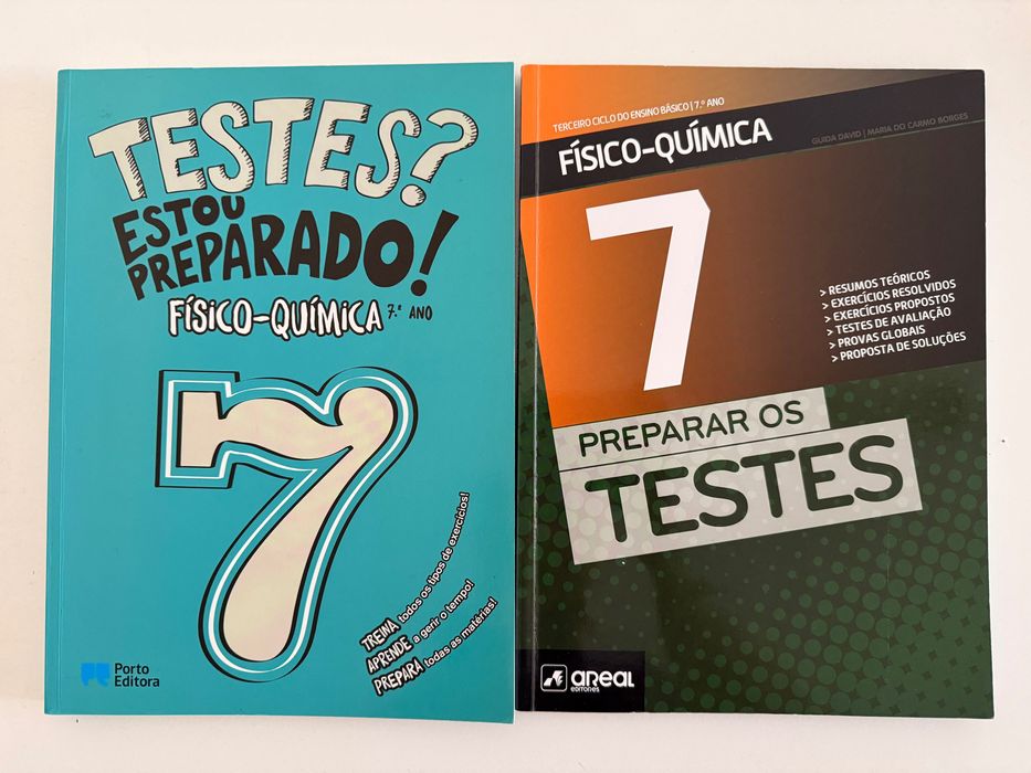 Manuais, Cadernos e livros de Exercícios - 7.º Ano