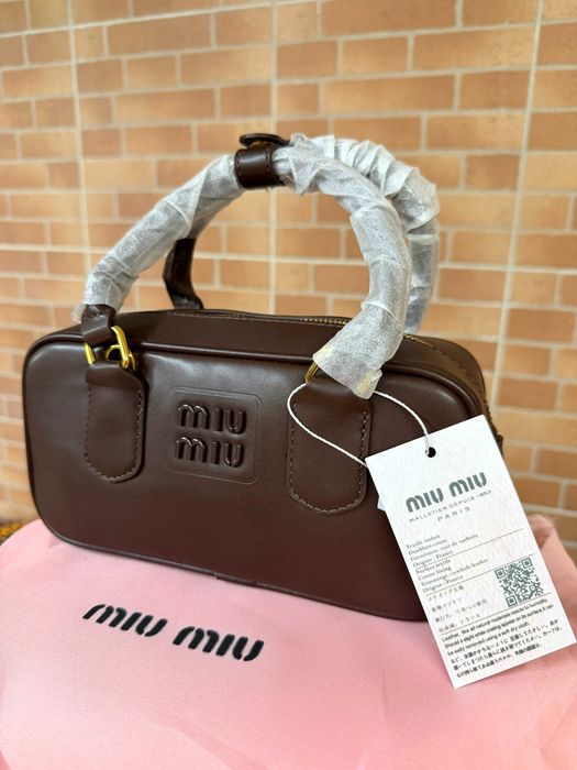 Mala Miu Miu pele Castanha
