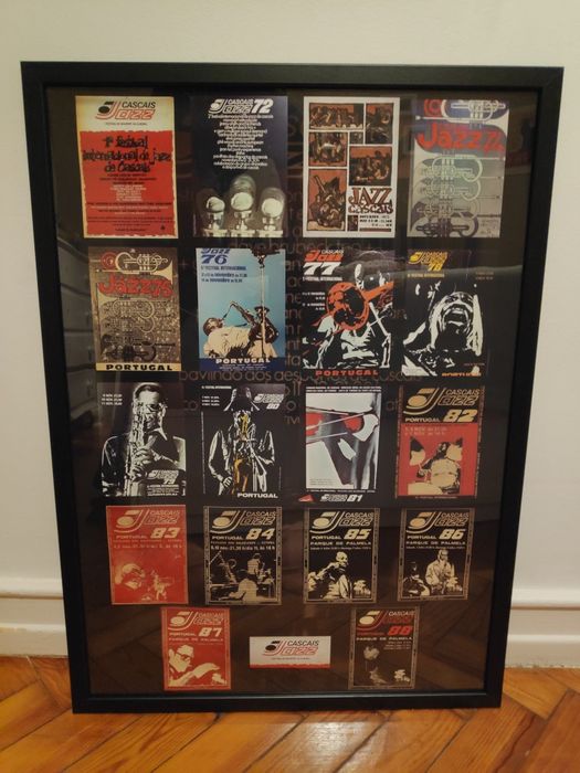 Cartaz Poster raro Cascais Jazz (1971 a 1988), tamanho 50x70cm