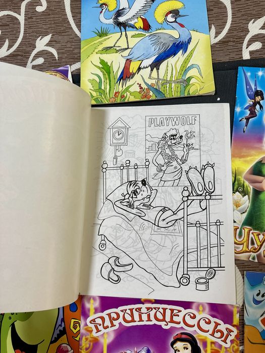 Розмальовки для дівчинки, ціна за всі