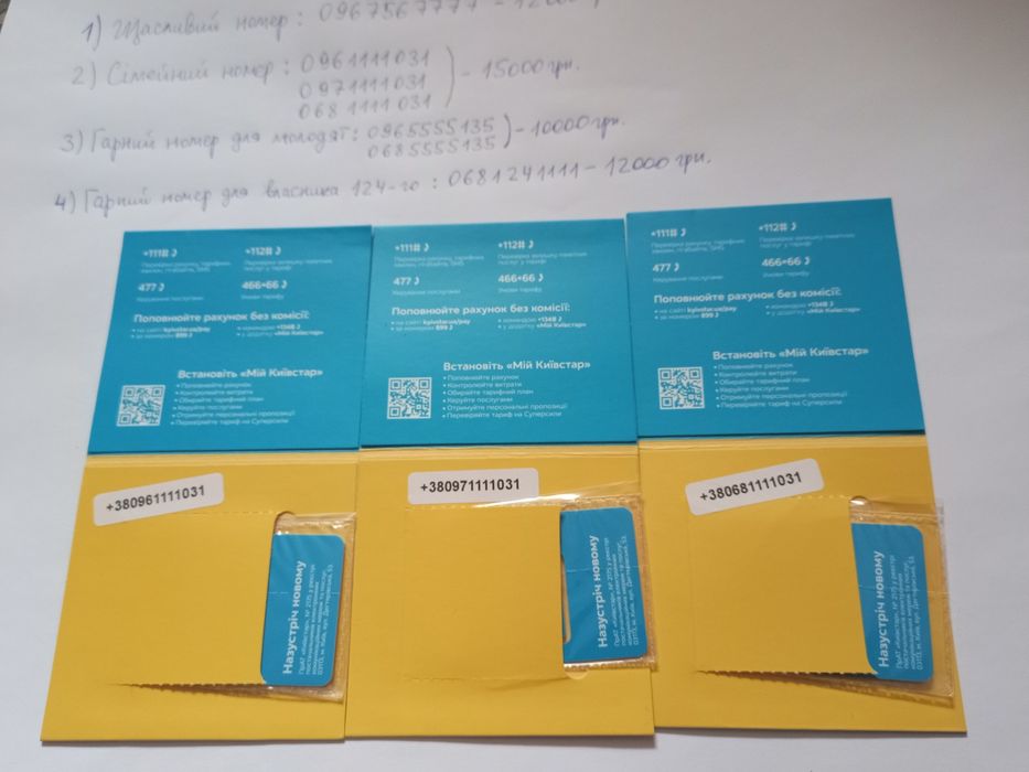 Гарні номери для сім'ї 1111+1111+1111