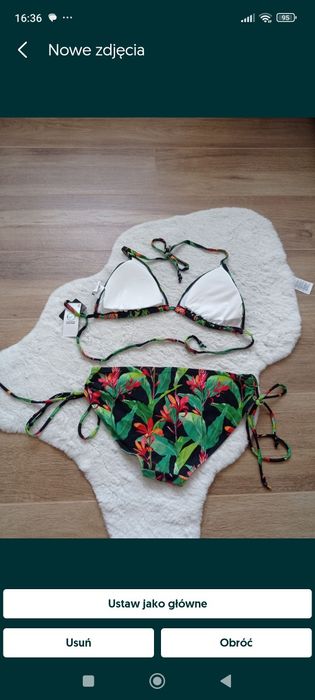 Strój kąpielowy w liście