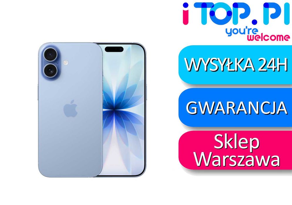 iPhone 17 256GB eSim Niebieski - JAK NOWY Gwarancja Apple BATERIA 100%