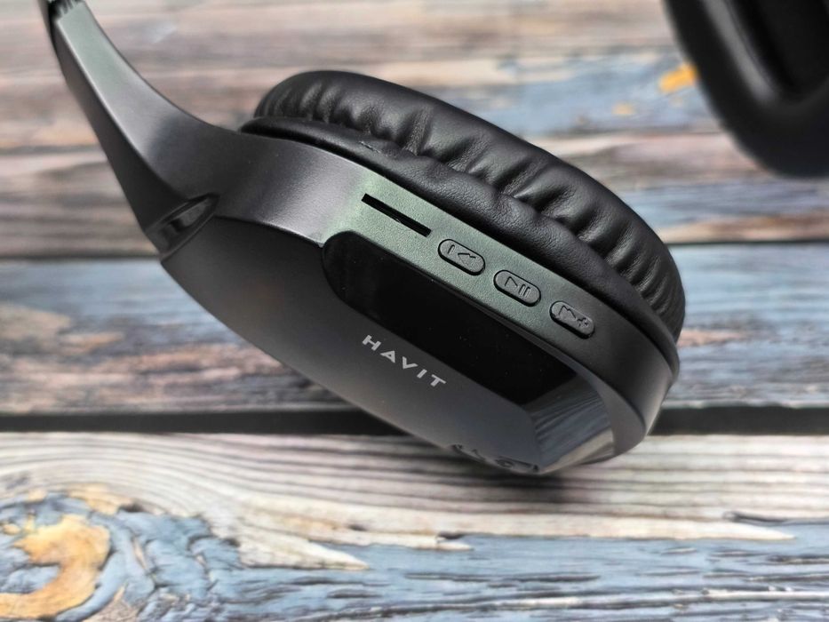 Навушники HAVIT HV-H610BT, мікрофон bluetooth гарнітура Micro SD
