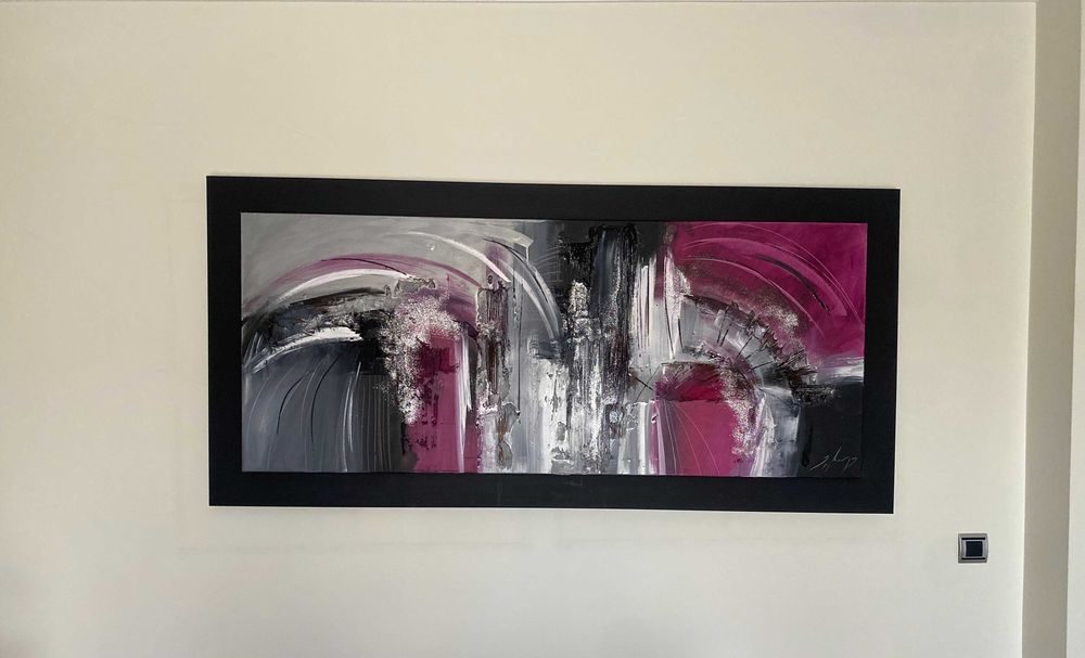Quadro abstrato moderno - grande (1,90mX0,90m)
