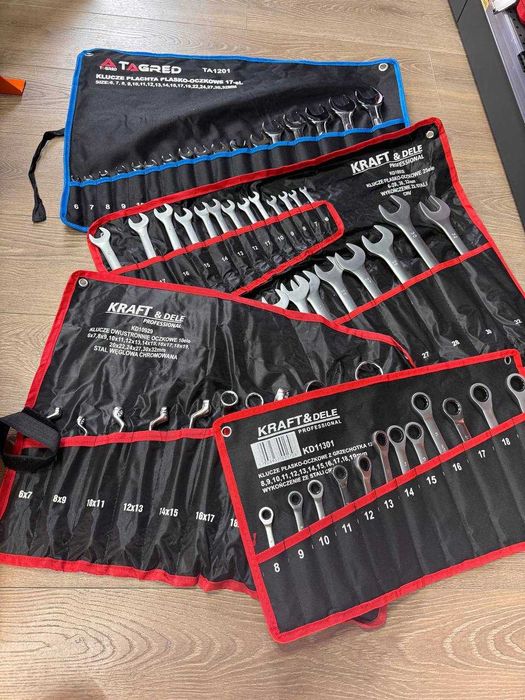 Набір ключів комбінованих ключі рожкові ключі накидні з тріщоткою