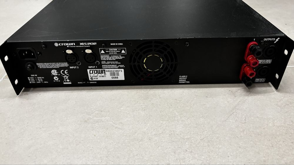 Amplificador Profissional Crown XLS 202