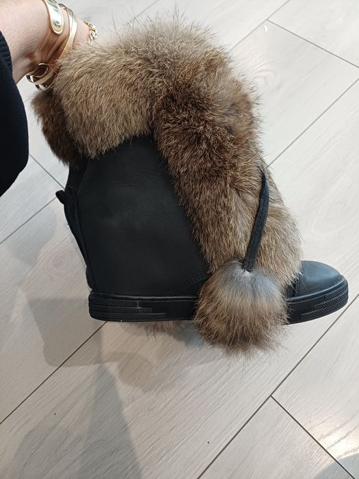Booci botki koturna futro jenot
