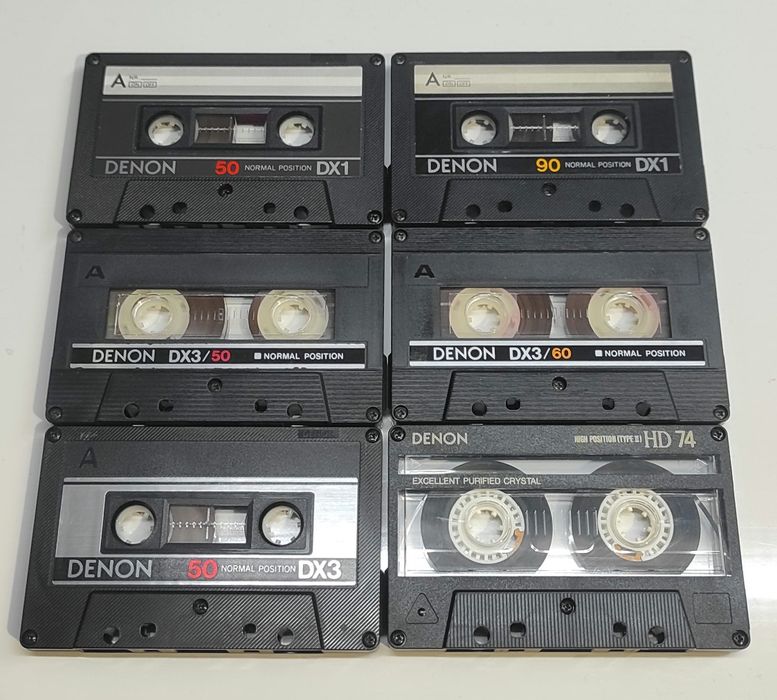 Аудио кассеты DENON лот mix 6шт ol16032