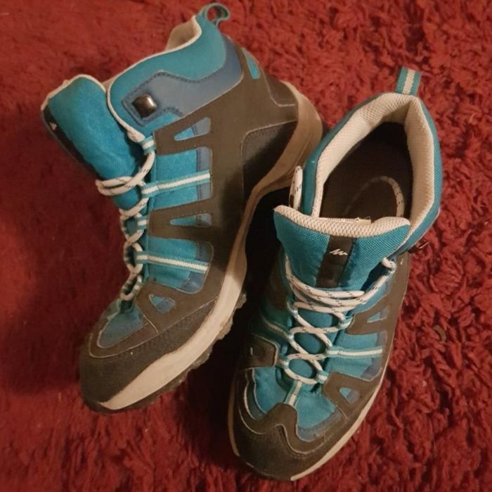 Фирменные Кроссовки От "Le Coq Sportif", Размер 39, Треккинговые Ботинки "Quechua", 38 Размер