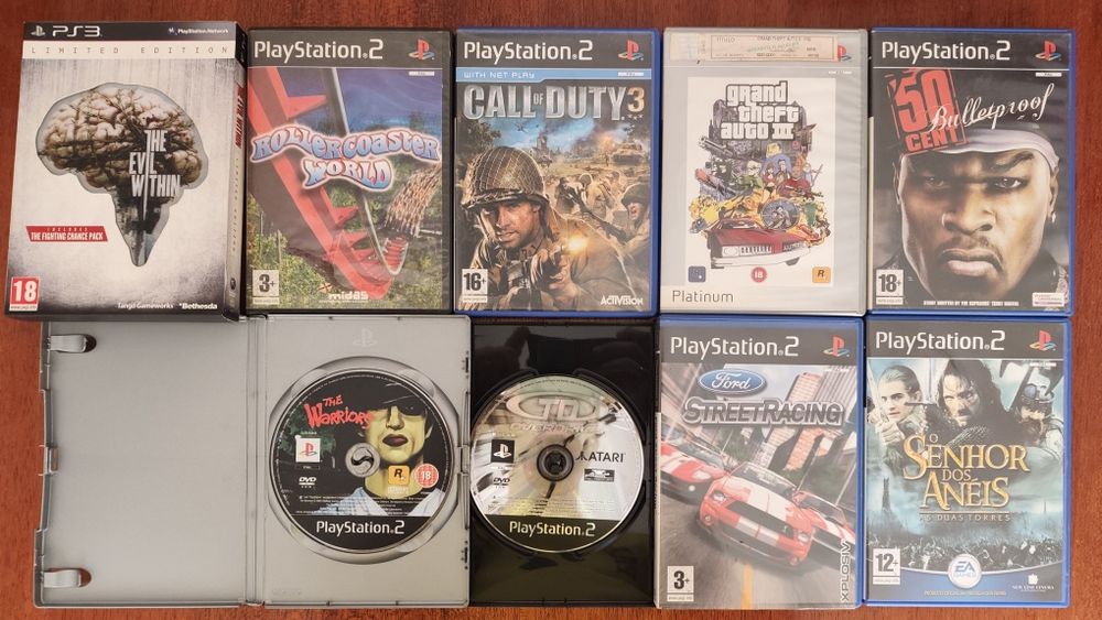 Lote de Jogos PC, PS1, PS2, PS3 e PSP Originais