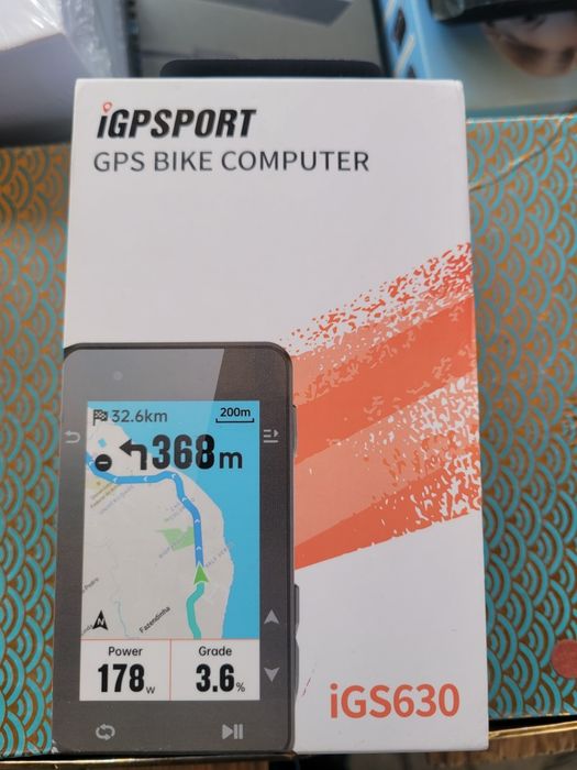 Велокомпьютер gps bike computer IGS 630+ датчик каденса + крепление