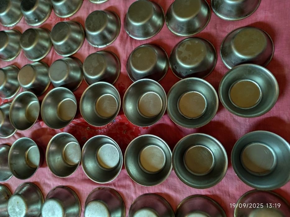 Formas em inox para miniaturas