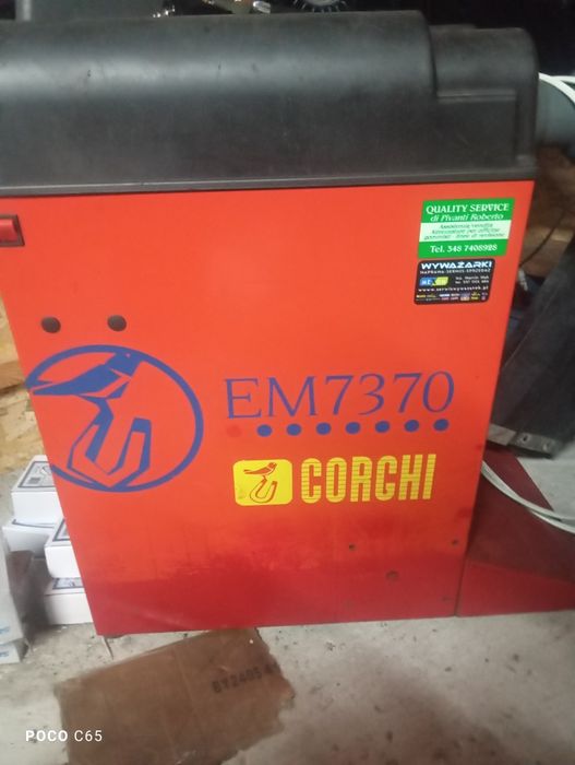 Wyważarka do kół Corghi i montażwonica Giuliano