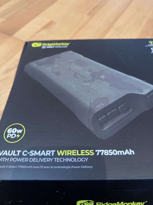 Ridge Monkey PowerBank Vault C-Smart Wireless 77850mAh Camo
