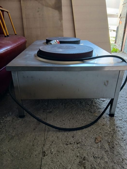 Taboret elektryczny stal nierdzewna