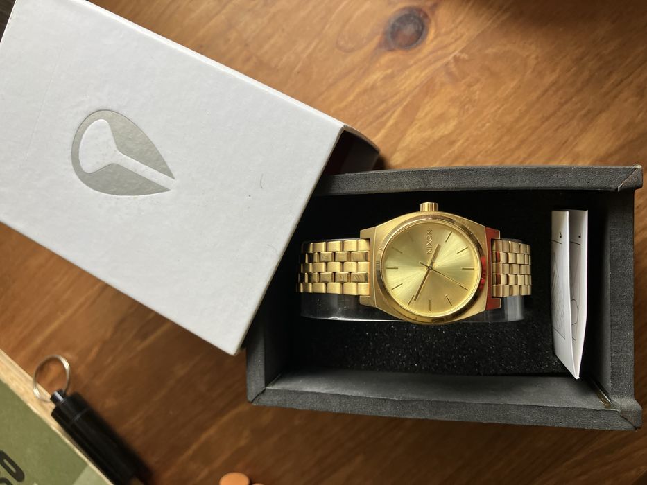Nixon Time Teller Gold