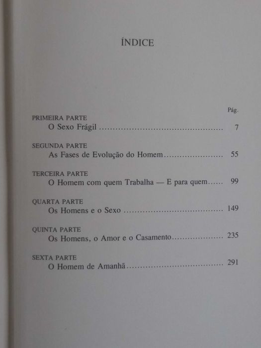 Livro "O que todas as mulheres devem saber sobre os homens"