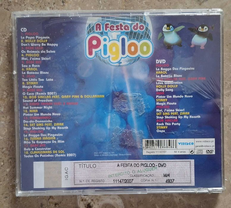 CD + DVD - A festa do Pigoloo - noovo e selado