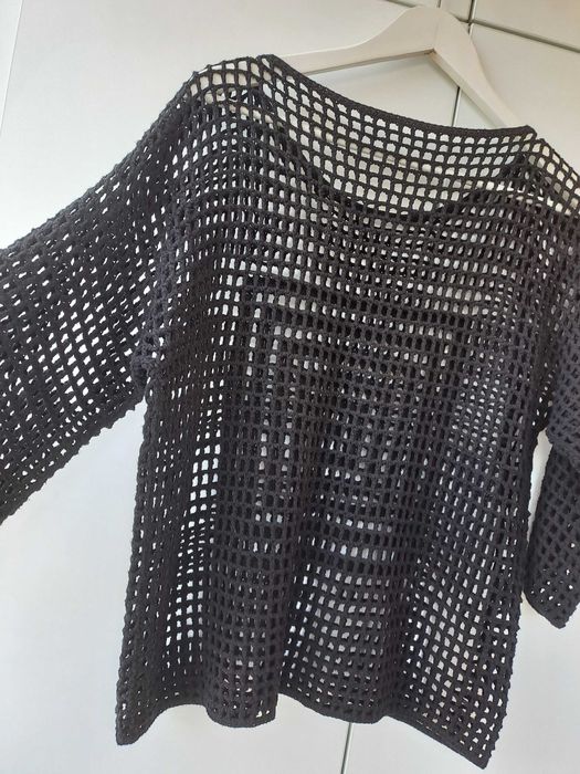 Кофта вязаная черная