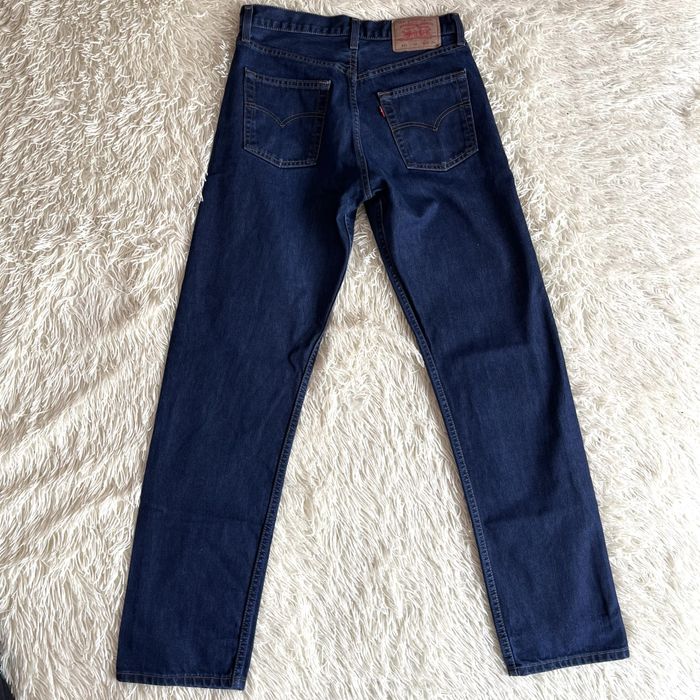 Levis 521 прямі класичні плотні сині вінтажні джинси levi’s 501