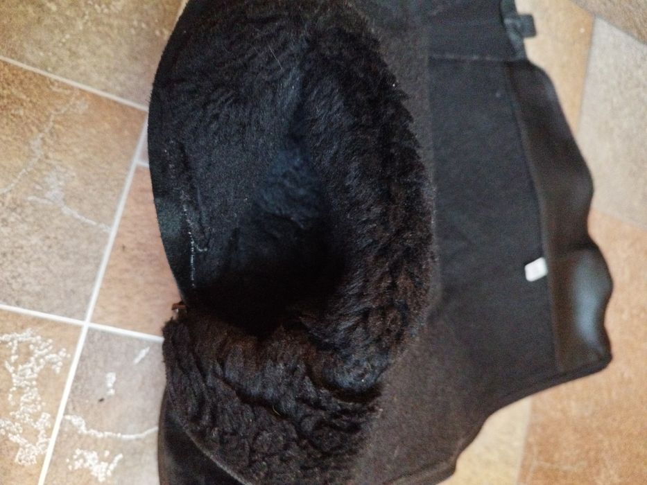 Сапожки замшевые еврозима, размер 37