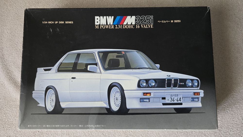 Model samochodu BMW M3 325i Fujimi 1/24