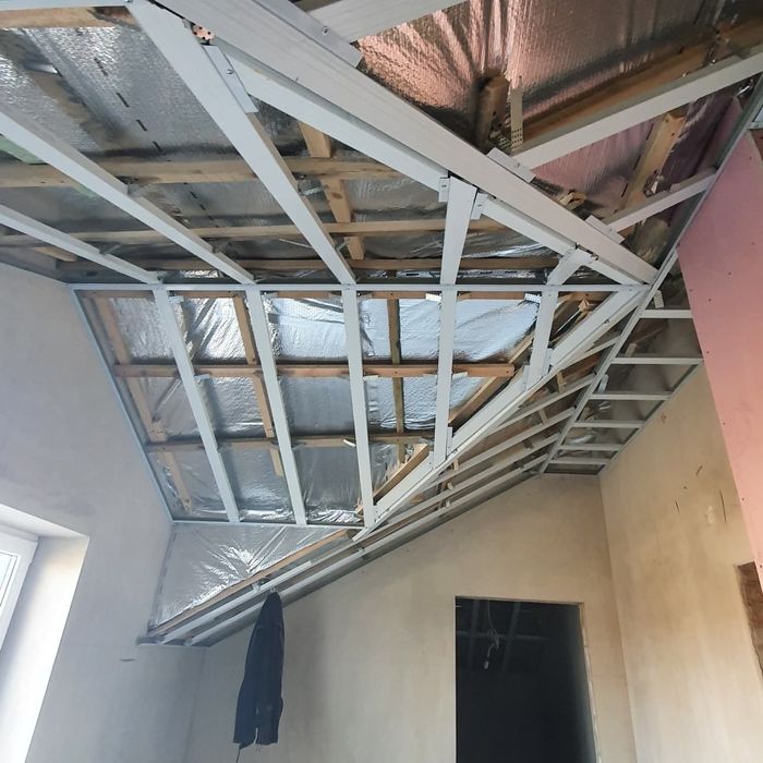 Монтаж гіпсокартона.