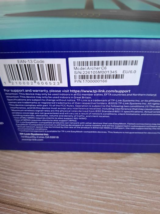 Nowy router tp-link AC1200 Archer C6