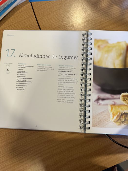 Livro receitas Bimby Massas e Doces