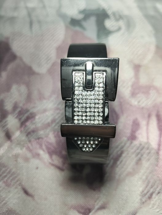 Pulseira em Ródio Negro com Cristais