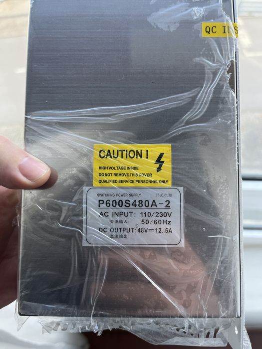 Fonte de alimentacao 48V 12.5A