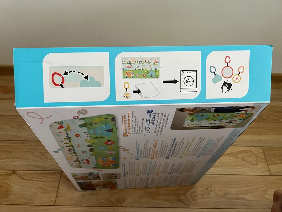 Fisher Price Wielkie przygody Duża  mata edukacyjna plus 4 zabawki