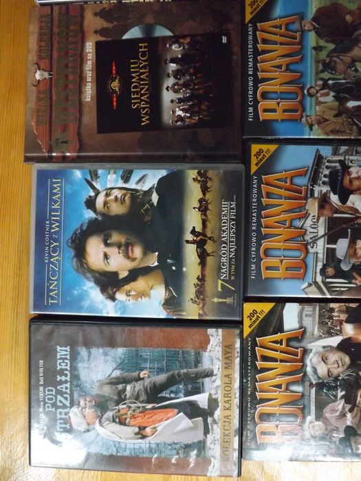 Western, Bonanza, McLintock, Eskorta, 7 wspaniałych i inne dvd film