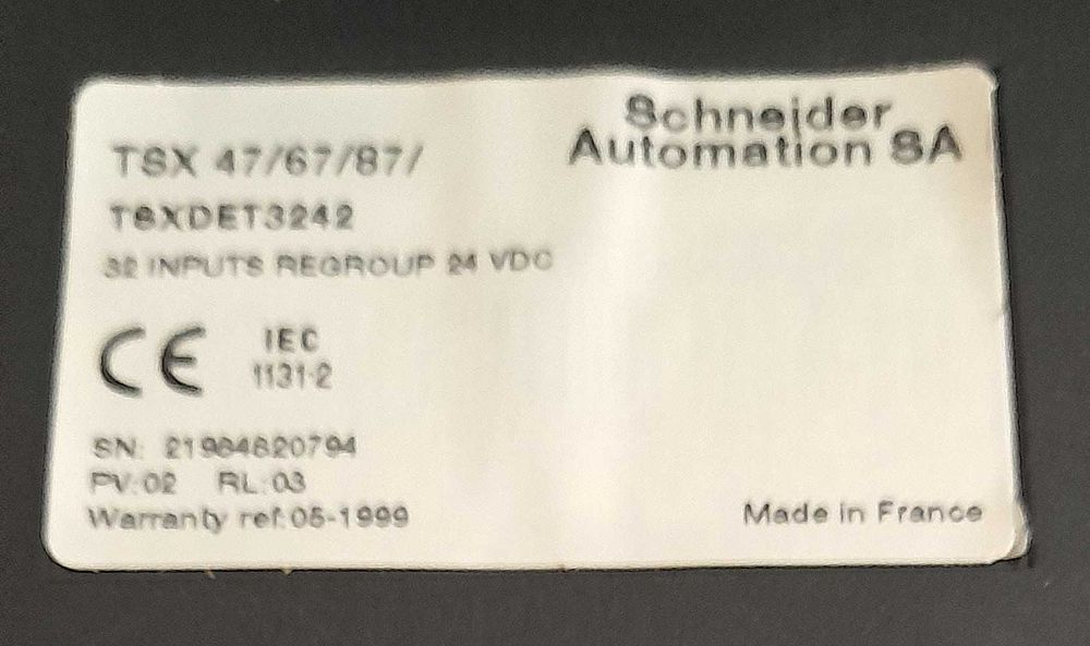 Schneider TSX-DET-3242 Input Module