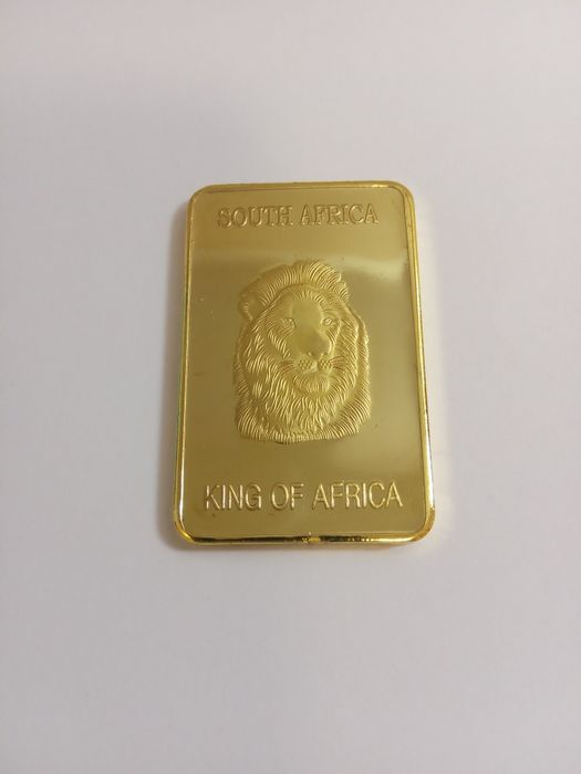 Сувенир на память о Южной Африке муляж золотого слитка