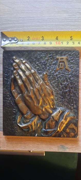 Płaskorzeźba z brązu.   Albrecht Dürer