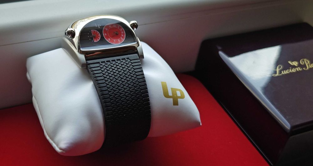 Zegarek Lucien Piccard Stratosphere Iwc Diamenty Dual Time Unikat Okaz