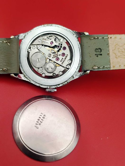 CERTINA 400 z dolną sekundą mechaniczny zegarek vintage do renowacji