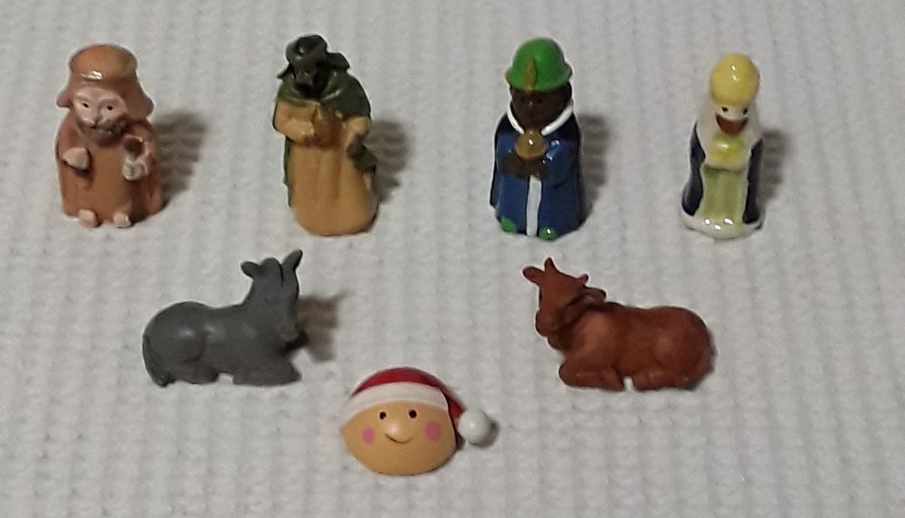 7 Figuras de Natal em miniatura